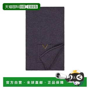 黑色 VALENTINO AW2024 WET00ZSUK080 针织围巾 女士围巾