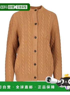 THE ROW 女士针织衫 10092Y961FWN AW2025 棕色 LONEKE CARDIGAN