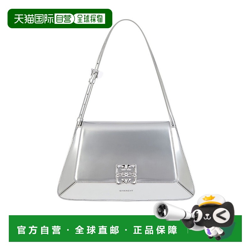 1h可退 GIVENCHY 女士斜挎包 BB5112B26N934 SS2025 灰色 徽标单