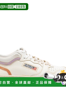 AUTRY 女士运动鞋 MVMWEG01 SS2026 白色 Med-Way 复古运动鞋