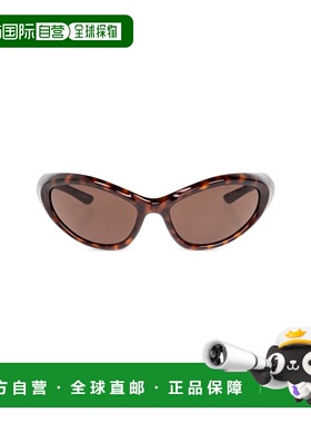 BALENCIAGA 女士眼镜 812604T00077703 CO 棕色 猫眼框太阳镜