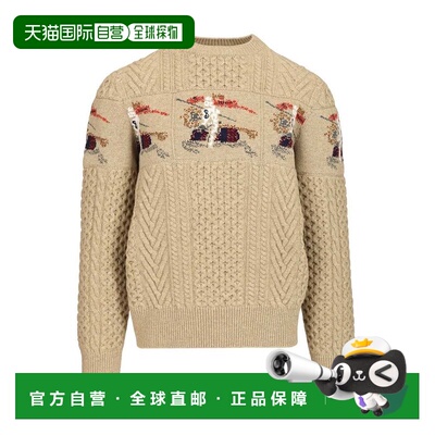 1h可退 潮奢 Burberry 巴宝莉 男士 EKD Aran 针织套头衫 8117739