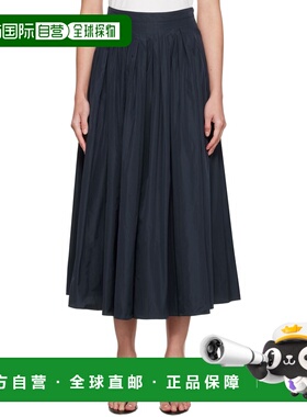 1h可退 潮奢 MaxMara 麦斯玛拉 女士 海军蓝 Jokey 半身裙 252910