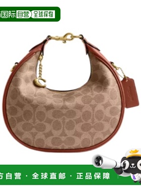COACH 女士斜挎包 CCC49B4XHG CO 棕色 Jonie 22 号标志性帆布包
