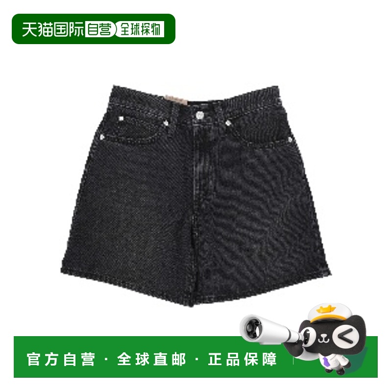 1h可退 潮奢 Levi'S 李维斯 女士 黑色 '94 Baggy 牛仔短裤 001JO