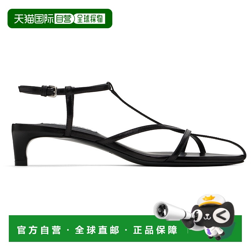 1h可退 潮奢 Jil Sander 吉尔 桑达 女士 黑色 High 凉鞋 J15WP01
