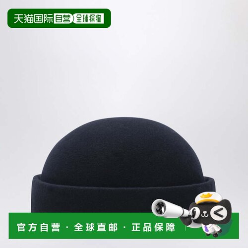 Loro Piana 诺悠翩雅 男士 Scotty 蓝色羊绒小便帽 FAQ6889WSW18F