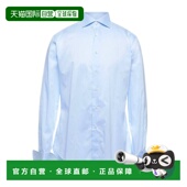 潮奢 舒适时尚 Brioni 男士 1h可退 blue蓝色 布里奥尼 纯色衬衫