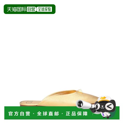 valentino 华伦天奴 女士 Mules 木屐 metal金属色 舒适时尚