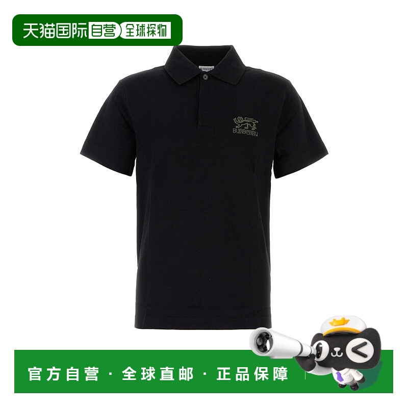 1h可退 BURBERRY 男士T恤 8102292A1189 SS2025 黑色 SP25-MW-SIC