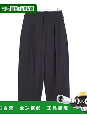 LEMAIRE 男士休闲裤 PA1202LF1352BK980 SS2025 黑色