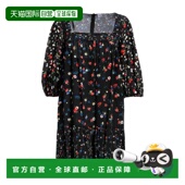 潮奢 华伦天奴 Red 1h可退 Valentino 红 女士 真丝连衣裙