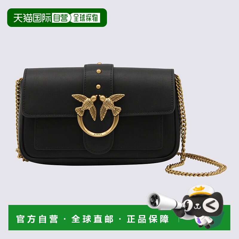 PINKO 女士斜挎包 100061A0F1Z99Q AW2025 黑色 'Love one pocket