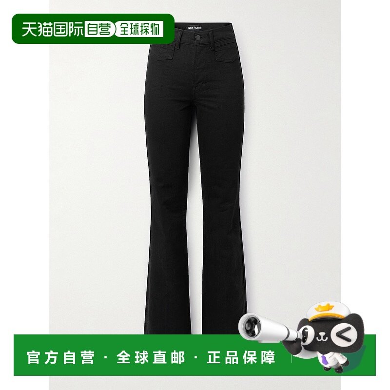 潮奢 Tom Ford 汤姆 福特 女士 標誌貼片喇叭牛仔褲 PAD123DEX224
