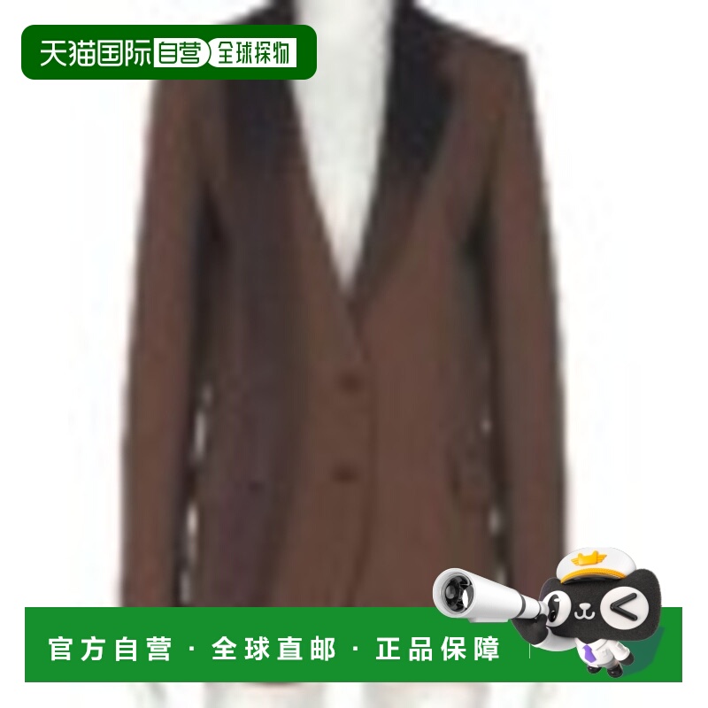 1h可退 FENDI 女士西服 FJ7649AQ3HF1T6L AW2025 棕色 GIACCA WOO
