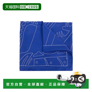 1h可退 潮奢 Burberry 巴宝莉 女士 馬術騎士圖案飾邊圍巾 808074