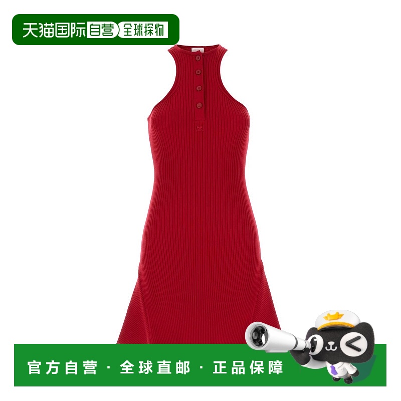 1h可退 潮奢 Courreges 女士 无袖连衣裙 125MRO572FI0001