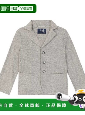 1h可退 潮奢 il gufo 男童 棉质波浪纹夹克童装 grey灰色 舒适时