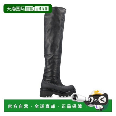 CHLOÉ 女士靴子 CHC23W925F1001BLACK AW2023 黑色厚底鞋