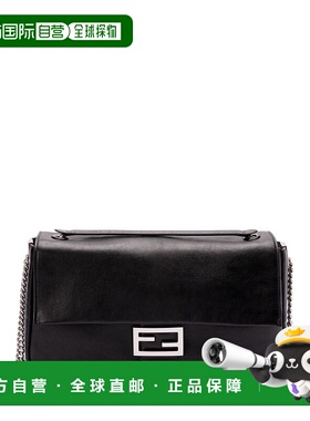 FENDI 女士单肩包 8BR828AS7AF1QD0 CO 黑色手提包斜挎包