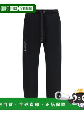 潮奢 off-white 男士 箭号翻边运动裤 44MCH057S26F0020010001