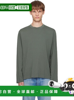 1h可退 潮奢 Our Legacy 男士 绿色 Box 长袖 T 恤 M4256BG