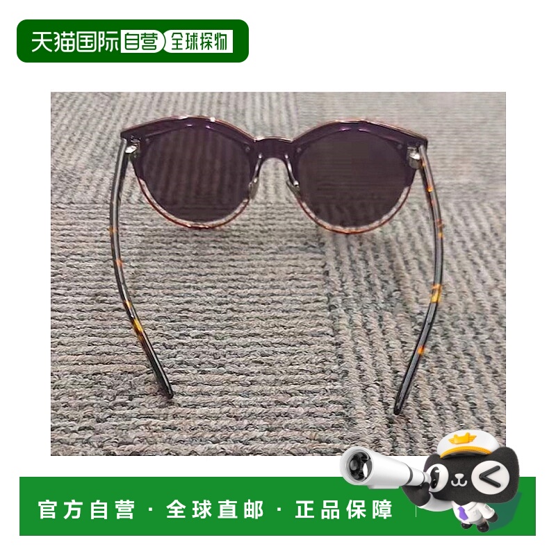 1h可退 DIOR 女士眼镜 2478041W353C61W3 AW2021 黑色 圆框太阳镜