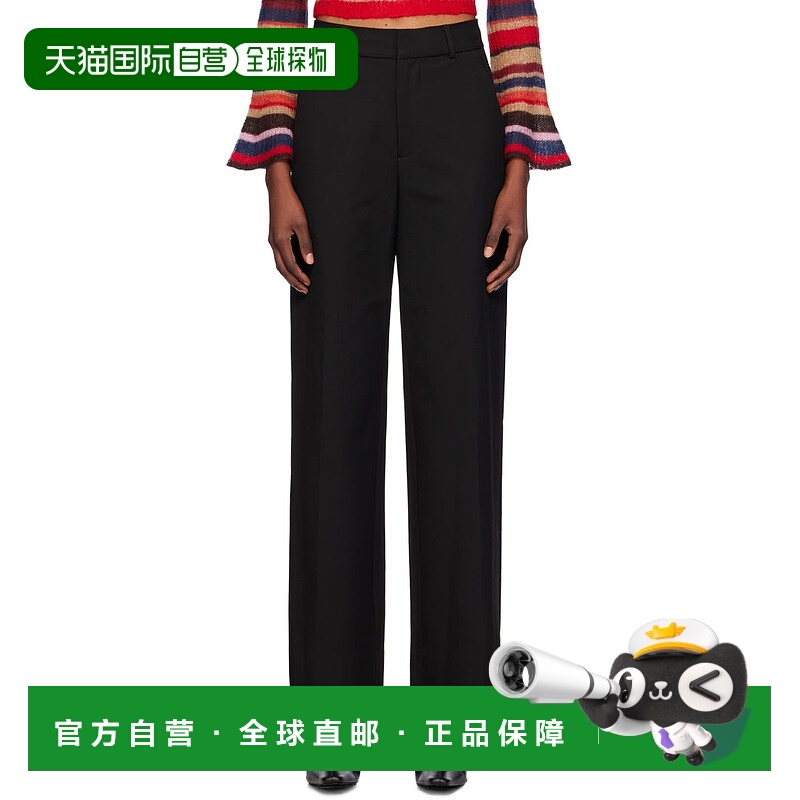 1h可退 潮奢 Staud 女士 黑色 Prince 长裤 R24F4144CG