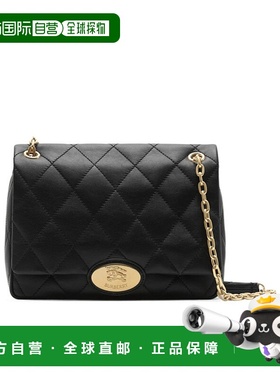 BURBERRY 女士单肩包 81112501 CO 黑色 Strand 中号单肩包