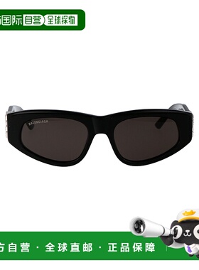 BALENCIAGA 女士眼镜 BB0095S018 SS2025 黑色巴黎世家