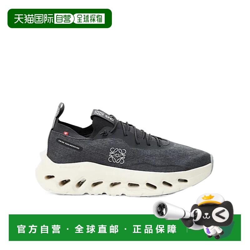 1h可退 LOEWE 女士运动鞋 L929282X406606 AW2025 黑色 圆头运动