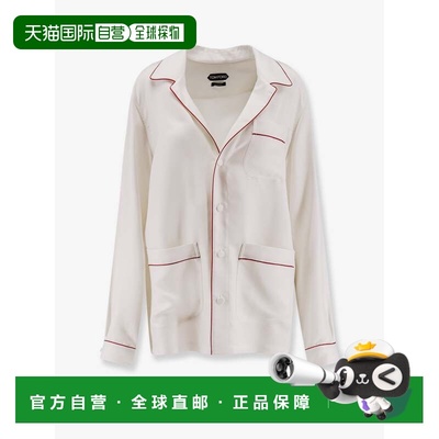 1h可退 潮奢 Tom Ford 汤姆 福特 女士 真丝衬衫 CA3335FAX1717WA