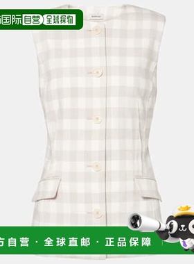 1h可退 潮奢 Simkhai 女士 Calliope 方格棉布背心