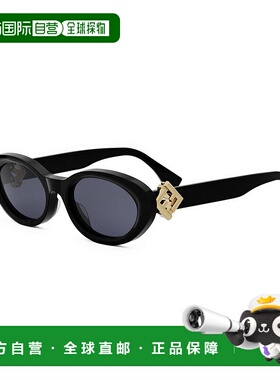 1h可退 潮奢 Fendi 芬迪 女士 FF FE40140U 01A 钻石太阳镜 FE401