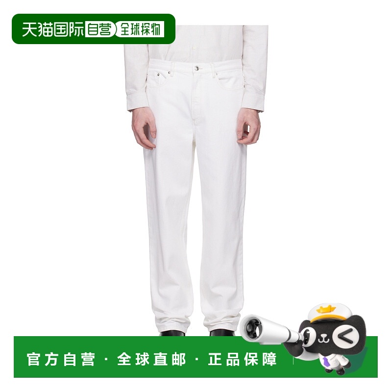 1h可退 A.P.C. 男士牛仔裤 COGZVH09121AAC AW2025 白色 Martin