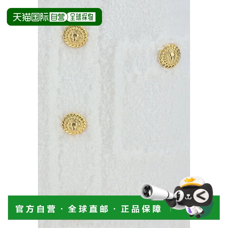 1小时内可退 BALMAIN 女士半身裙 DF1LBA20XC670FA AW2024 白色 B