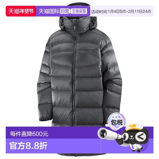 SALOMON 女士羽绒服 1046258DEEPBLACK CO 灰色外套