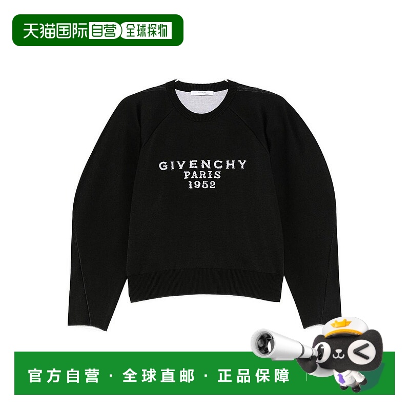 1h可退 GIVENCHY 女士卫衣 BW90VC4ZSL00 AW2025 黑色 Sweater Wi