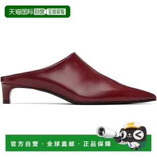 Sander 吉尔 桑达 1h可退 红色尖头穆勒鞋 Jil 女士 J15WX00 潮奢