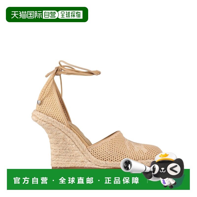 1h可退 潮奢 Burberry 巴宝莉 女士 帆布面凉鞋 beige米色 舒适时,女鞋,休闲凉鞋,淘宝优惠券,粉丝福利购,淘宝优惠卷