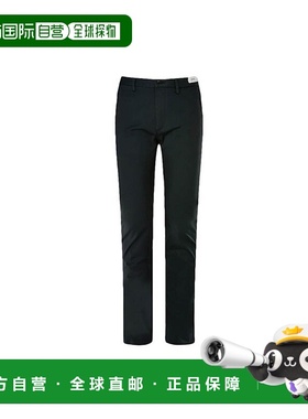 HUGOBOSS雨果博斯/深蓝色棉质时尚男士休闲裤裤ROGAN-W-1直筒裤