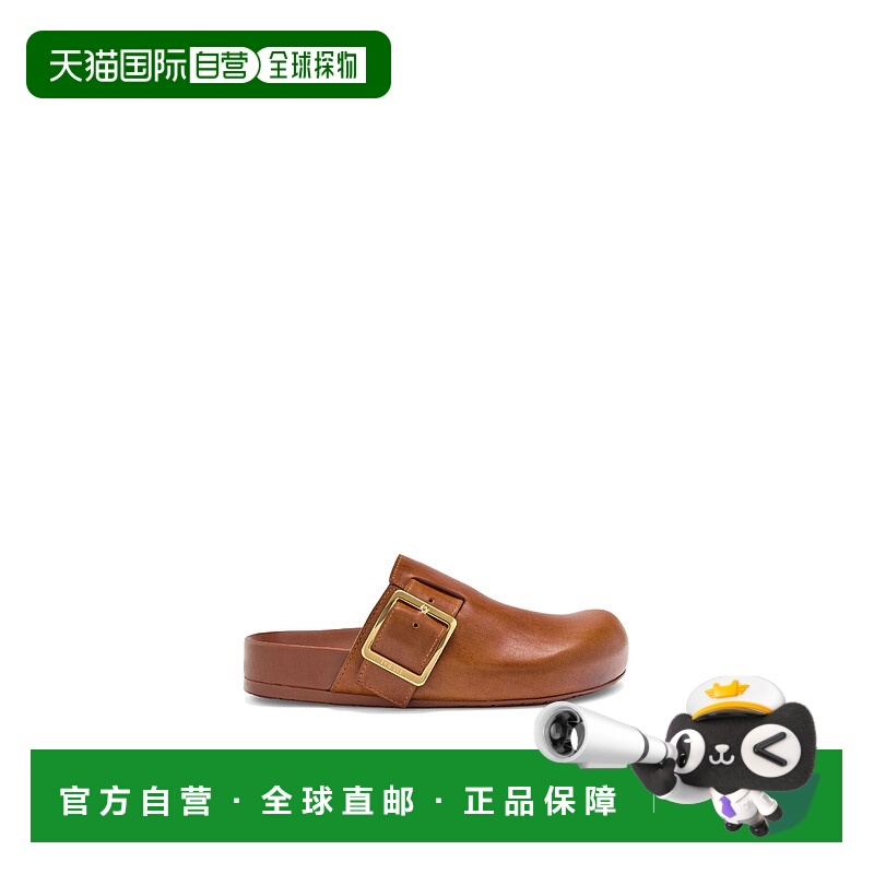 1h可退 LOEWE 女士凉鞋 LLSS465X037889 SS2025 棕色 Ease圆头穆
