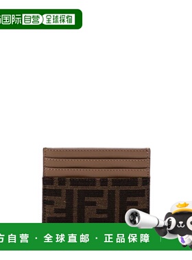 FENDI 女士钱包 8M0445A98PF0A6E AW2024 黑色 徽标卡包