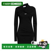 潮奢 舒适时尚 off 女士 1h可退 black黑色 white 紧身连衣裙