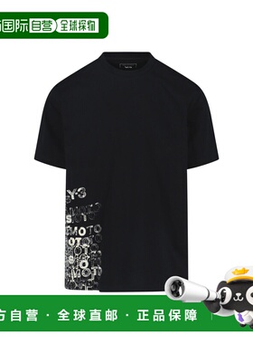 潮奢 Y-3 男士 GFX 图形印花棉质T恤 KR2223