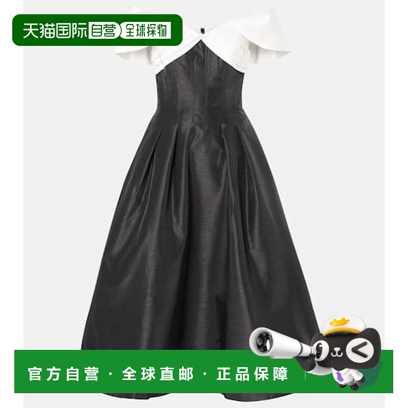 1h可退 潮奢 REBECCA VALLANCE 女士 Eliza 露肩中长连衣裙