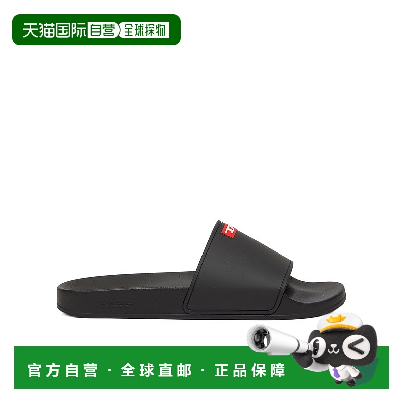 DIESEL 男士拖鞋 Y03712P8453T8013 SS2026 黑色 Sa-Swim 凉拖
