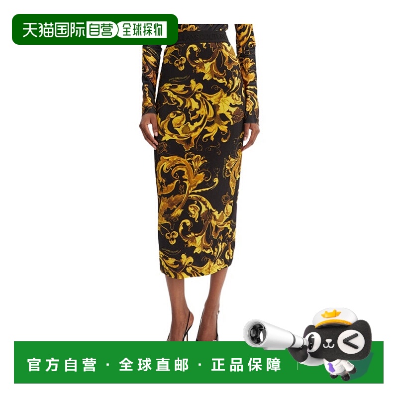 1h可退 VERSACE JEANS 女士半身裙 79HAE806JS500G89 AW2025