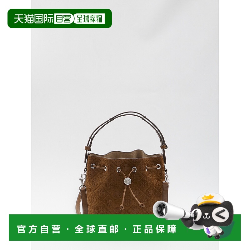1h可退 TORY BURCH 女士手提包 178210200 AW2025 浅棕色 T Monog