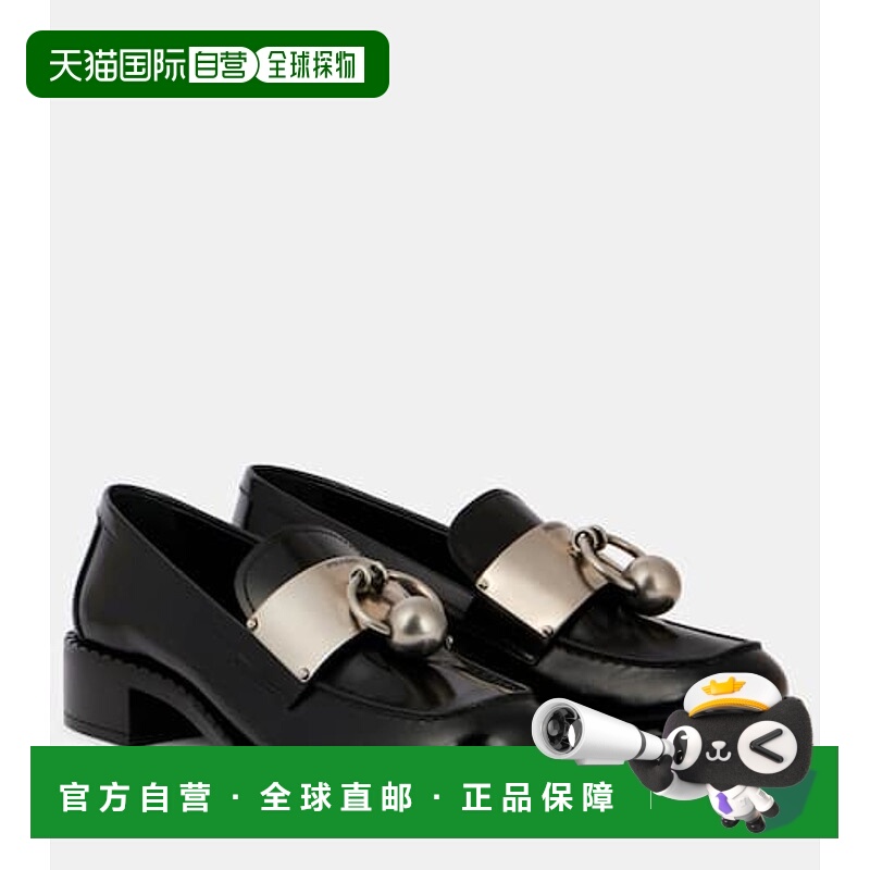 1h可退 潮奢 Prada 普拉达 女士 精饰皮质乐福鞋